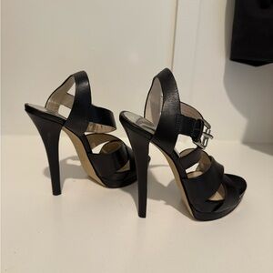 Michael Kors Black Strappy Heels Sz 5